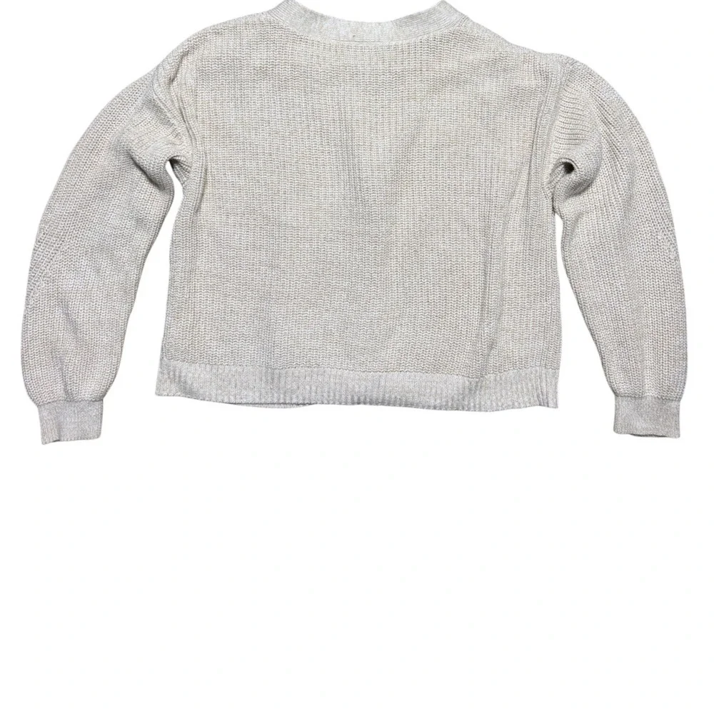 Gap Kids Cardigan XXL 14-16 Fast Button Card Bedrock Beige EUC